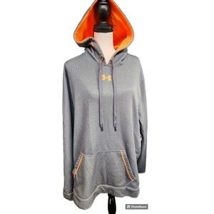 Under Armour Pullover Mens Hoodie Gray Size 2X